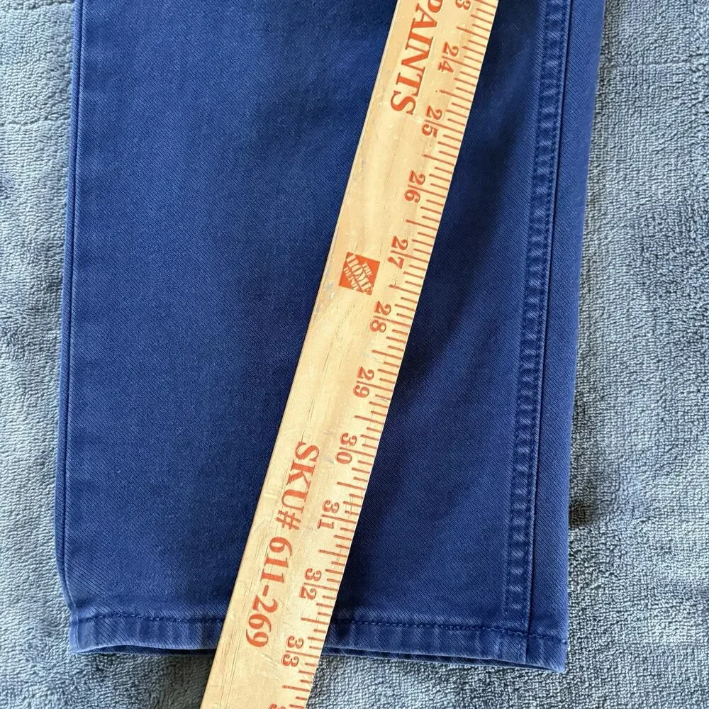 Banana Republic Men's Traveler Navy Blue Slim Fit Jeans Size 36x34 Fit 36x33